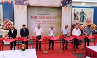 ໄຂ​ງານ​ວາງ​ສະ​ແດງ​ ດ້ວຍ​ຫົວ​ຂໍ້ “ທົ່ວ​ປວງ​ຊົນ​ລົບລ້າງການກືກໜັງສື - ສ້າ​ງ​ອະ​ນາ​ຄົດ​ປະກາຍແຈ້ງ”