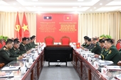 ກອງປະຊຸມປະຈຳປີລະຫວ່າງກອງບັນຊາການທະຫານແຂວງລາຍເຈົາ ກັບກອງບັນຊາການທະຫານແຂວງອຸດົມໄຊ