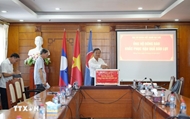 ປະຊາຄົມຊາວຫວຽດນາມ ຢູ່ລາວ ໜູນຊ່ວຍພີ່ນ້ອງຮ່ວມຊາດທີ່ໄດ້ຮັບຄວາມເສຍຫາຍຈາກພາຍຸ ແລະໄພນ້ຳຖ້ວມ