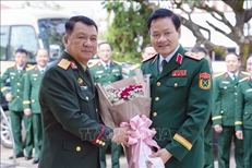 ກອງທັບຫວຽດນາມ - ລາວ ເພີ່ມທະວີການແລກປ່ຽນວຽກງານໂຄສະນາອົບຮົມ