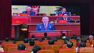 ປະຊາຄົມຊາວຫວຽດນາມ ອາໄສ ຢູ່ລາວ ມຸ່ງໄປສູ່ກອງປະຊຸມໃຫຍ່ ຄັ້ງທີ XIV ຂອງພັກ