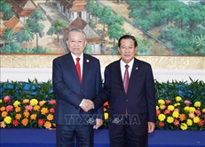 ກອງປະຊຸມພົບປະລະຫວ່າງກົມການເມືອງພັກກອມມູນິດຫວຽດນາມ ແລະຄະນະປະຈໍາສູນກາງພັກປະຊາຊົນ ກໍາປູເຈຍ