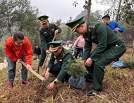 ຄ້າຍທະຫານຊາຍແດນເຊີນວີ: ປູກຕົ້ນໄມ້, ເຮັດໃຫ້ຊາຍແດນສີຂຽວຕື່ມອີກ