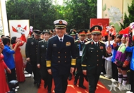 ລັດຖະມົນຕີກະຊວງປ້ອງກັນປະເທດ ຫວຽດນາມ ແລະຈີນ ເຂົ້າຮ່ວມພິທີວາງສີລາລຶກສຸກສາລາມິດຕະພາບ ຕາແສງຫາຍເຊີນ