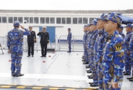 ກໍາປັ່ນທະຫານເຮືອ ຫວຽດນາມ ແລະຈີນ ກະກຽມໃຫ້ພິທີເລີ່ມການລາດຕະເວນຮ່ວມ