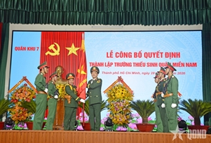 ປະກາດຂໍ້ຕົກລົງສ້າງຕັ້ງໂຮງຮຽນວັດທະນະທໍາກອງທັບ ພາກໃຕ້