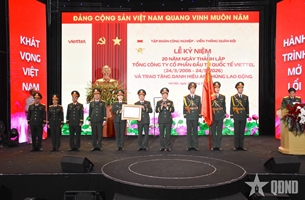 ບໍລິສັດໃຫຍ່ຫຸ້ນສ່ວນລົງທຶນສາກົນ Viettel ເສີມຂະຫຍາຍມູນເຊື້ອວິລະຊົນ, ເຮັດສໍາເລັດໜ້າທີ່ທີ່ໄດ້ຮັບມອບໝາຍຢ່າງດີເລີດ