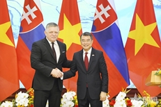 ການນໍາພັກ, ລັດ ຕ້ອນຮັບ, ພົບປະສອງຝ່າຍກັບນາຍົກລັດຖະມົນຕີ ສະໂລວາກີ