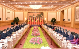 ທ່ານ ໂຕເລິມ ເລຂາທິການໃຫຍ່, ປະທານປະເທດຫວຽດນາມ  ພົບປະສອງຝ່າຍກັບທ່ານ ສີຈິ້ນຜິງ ເລຂາທິການໃຫຍ່, ປະທານປະເທດຈີນ