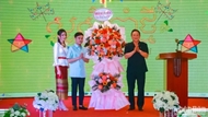ខេត្ត Thai Binh៖ និស្សិតឡាវ និងកម្ពុជាជិត ៥០០ នាក់អបអរសាទរពិធីបុណ្យចូលឆ្នាំថ្មីប្រពៃណីជាតិ