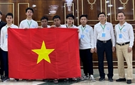 សិស្សវៀតណាមទាំង៦នាក់ ដែលចូលរួមការប្រកួតគណិតវិទ្យានៅ Turkmenistan ទទួលបានមេដាយមាស