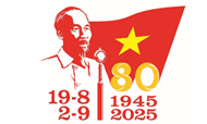 និមិត្តសញ្ញាអំពីការរំលឹកខួបលើកទី ៨០ នៃបដិវត្តន៍ខែសីហា និងទិវាបុណ្យឯករាជ្យជាតិវៀតណាម