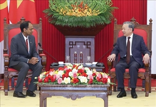 លោក To Lam អគ្គលេខាបក្ស ទទួលជួបប្រធានសាជីវកម្ម Marvell សកល