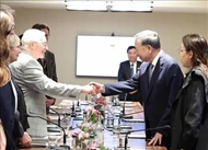 លោក To Lam អគ្គលេខាបក្ស ទទួលជួបអគ្គលេខាបក្សកុម្មុយនិស្តចក្រភពអង់គ្លេស