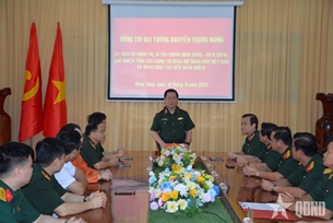 លោកនាយឧត្តមសេនីយ៍ Nguyen Trong Nghia អញ្ជើញ​ទស្សនកិច្ចការងារនៅខេត្ត Dong Thap និងខេត្ត Vinh Long