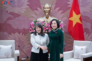 លោកស្រី Nguyen Thi Thanh អនុប្រធានរដ្ឋសភា ទទួលជួបថ្នាក់ដឹកនាំ UNICEF និង CRC