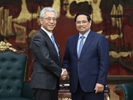 លោក Pham Minh Chinh នាយករដ្ឋមន្ត្រីវៀតណាម ទទួលជួបជាមួយនាយកប្រតិបត្តិសម្ព័ន្ធក្រុមហ៊ុន Mitsui