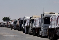 អេហ្ស៊ីបដឹកជញ្ជូនសម្ភារៈសង្គ្រោះបន្ថែមទៅកាន់ហ្គាហ្សា