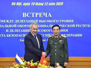 កិច្ចសហប្រតិបត្តិការការពារជាតិគឺជាសសរស្តម្ភដ៏សំខាន់មួយ ក្នុងទំនាក់ទំនងវៀតណាម-រុស្ស៊ី