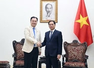 លោក Bui Thanh Son ឧបនាយករដ្ឋមន្ត្រីវៀតណាម ទទួលជួបអនុប្រធានសម្ព័ន្ធក្រុមហ៊ុន Phongsupthavy (ឡាវ)