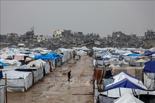 ប្រជាជនរាប់រយរាប់ពាន់នាក់ដែលត្រូវបានផ្លាស់ទីលំនៅនៅតំបន់ហ្គាហ្សា ប្រឈមមុខនឹងហានិភ័យរងការជន់លិចទីជម្រកបណ្តោះអាសន្នដោយសារភ្លៀងធ្លាក់ខ្លាំង