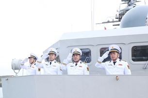 នាវាលេខ ០១៥- Tran Hung Dao បញ្ចប់បេសកកម្មការទូតការពារជាតិដោយជោគជ័យ