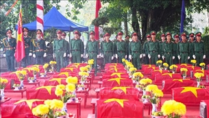 ពិធីរំលឹកវិញ្ញាណក្ខន្ធ និងបញ្ចុះអដ្ឋិធាតុយុទ្ធជនពលីវៀតណាមដែលបានពលជីវិតនៅកម្ពុជាក្នុងសម័យសង្គ្រាម