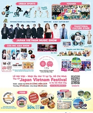 ពិធីបុណ្យវៀតណាម-ជប៉ុនលើកទី១១ នៅទីក្រុងហូជីមិញ ត្រូវបានគេរំពឹងថានឹងស្វាគមន៍ភ្ញៀវទេសចរចំនួន ៤៥០,០០០នាក់