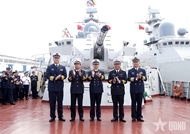 ការហ្វឹកហ្វឺនកងទ័ពជើងទឹករួមគ្នារវាងវៀតណាម-ចិន៖ លំហាត់បាញ់គ្រាប់ពិតប្រឆាំងនឹងចោរសមុទ្រលើកដំបូង