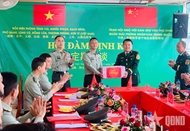 កិច្ចប្រជុំរវាងប៉ុស្តិ៍ការពារព្រំដែនចំនួន ៨ នៃខេត្ត Tuyen Quang និងស្ថានីយ៍ជួបជុំ សន្ទនាការពារព្រំដែន Funing (ប្រទេសចិន)