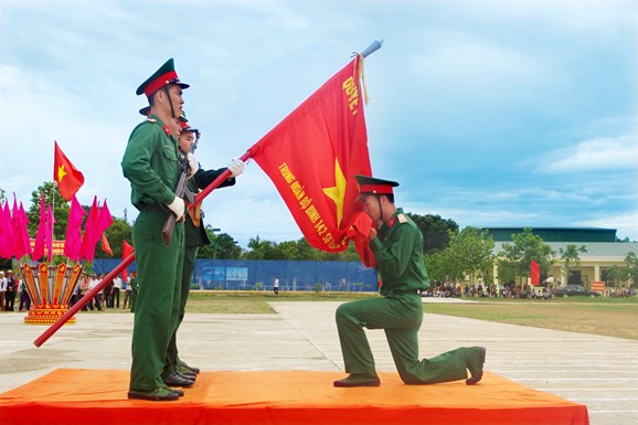 Military units hold oath-taking ceremonies for new recruits