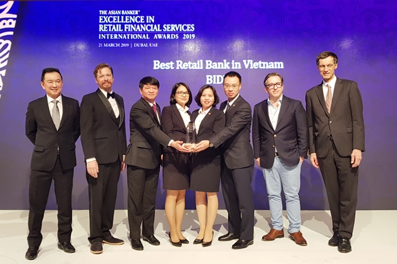 BIDV named as Best Retail Bank in Vietnam for five consecutive years