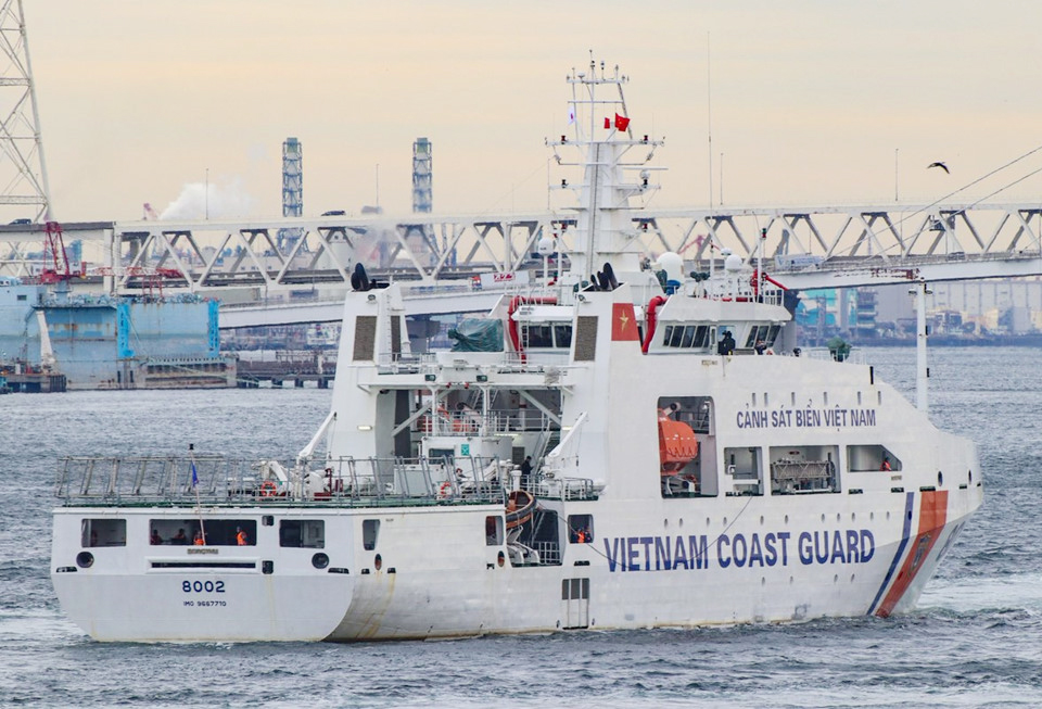 Vietnamese coast guard ship finishes Japan visit