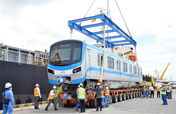 HCM City receives two more trains for Metro Line No 1