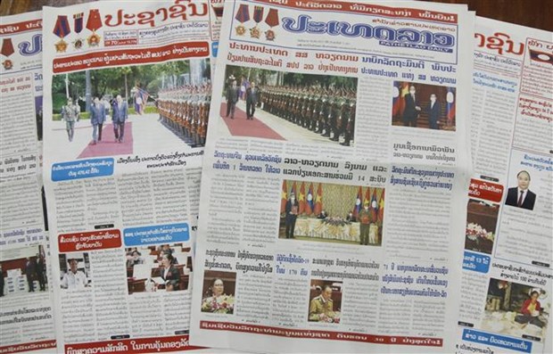 Lao media spotlights Vietnamese President’s visit