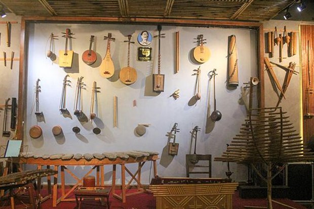 Exhibition introduces traditional musical instruments of Vietnam s ...