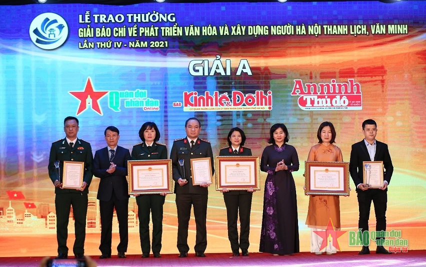 People’s Army Newspaper’s articles among Hanoi’s press award winners