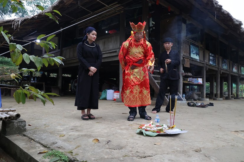 Traditional worship ritual of Tay ethnic people