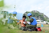 Peacekeepers of ADMM-Plus countries show collaboration