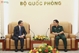 Defense Minister receives Lao Ambassador