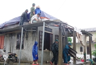 Troops and militiamen help locals overcome consequences of natural disasters