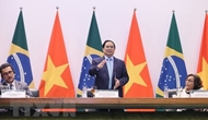 PM arrives in Hanoi, wrapping up working trips to U.S., Brazil