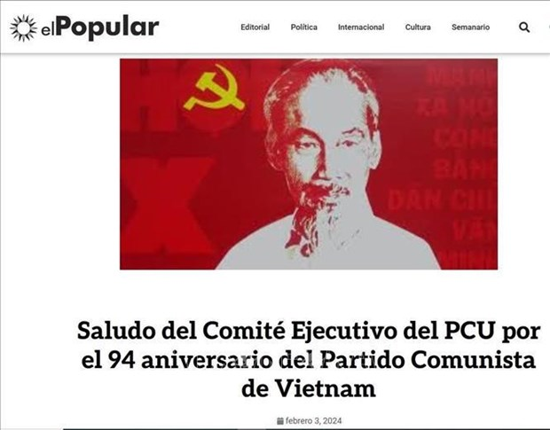 Uruguayan newspaper highlights Communist Party of Vietnam’s glorious ...