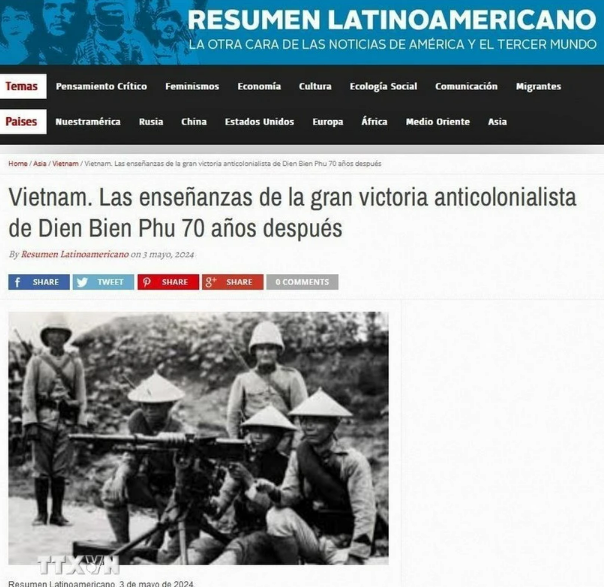 Argentina newspaper commends Vietnam’s Dien Bien Phu Victory