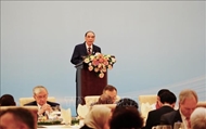 Former Party chief attends 70th anniversary of Five Principles of Peaceful Coexistence