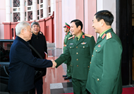 Following Party chief’s example, whole military determined to well perform strategic advisory role in new situation