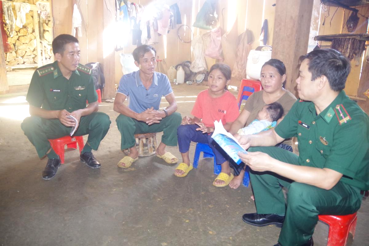 Fostering relations with locals to protect peace in border areas