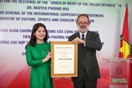 Another Vietnamese receives Italy’s Order of Merit