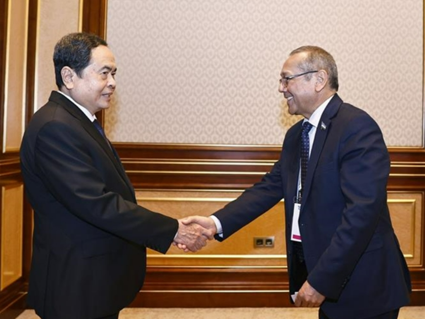 Vietnamese N.A. Chairman receives PDPU leader in Tashkent