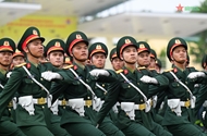 Parade forces show strong determination during general rehearsal